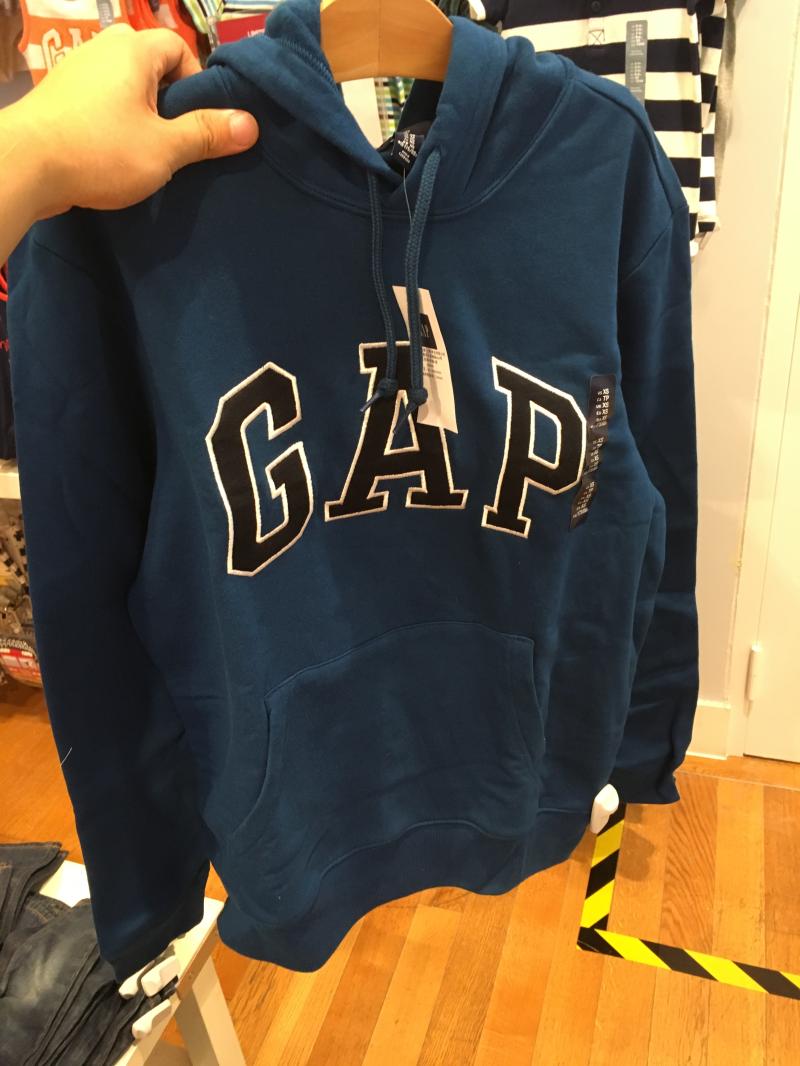 Gap Ole quầy mua hàng đích thực trong nước mùa thu mới nam cổ điển logo hoang dã logo áo len hoodie đẹp
