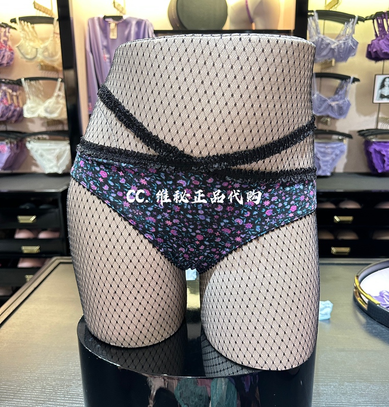 Victoria's Secret New Sexy Limited Edition Floral Women's Hip-Hugging Comfortable Panties with Exposed Waistband Victoria's Secret New Sexy Limited Edition Floral Women's Hip-Hugging Comfortable Panties with Exposed Waistband