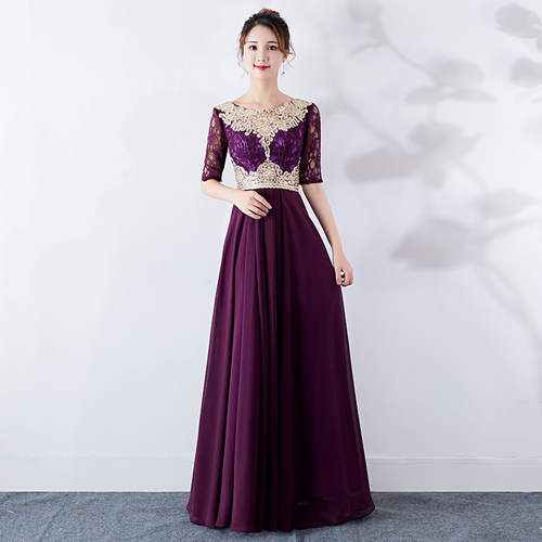 Evening dress prom gown Chorus dress women evening dress bridesmaid dress wedding party gown