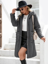 2021 winter warm Long jacket women fashion wool coat ladies