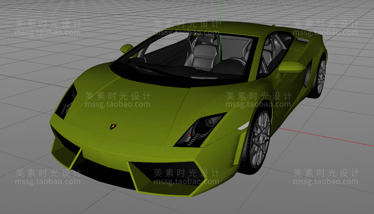 图片[4]-兰博基尼汽车小轿车C4D模型3D建模设计素材FBX OBJ格式C381-cg男孩