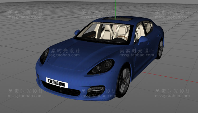 图片[2]-保时捷汽车跑车小轿车C4D模型3D素材带材质贴图FBX OBJ格式C383-cg男孩