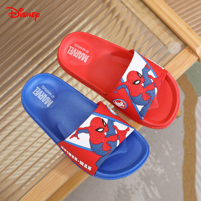 Disney Spider-Man Boys' Slippers for Home Use, Non-Slip Soft Sole, for Middle-Aged Boys and Toddlers, Stylish Summer Sandals for Outdoor Use Disney Spider-Man Boys' Slippers for Home Use, Non-Slip Soft Sole, for Middle-Aged Boys and Toddlers, Stylish Summer Sandals for Outdoor Use