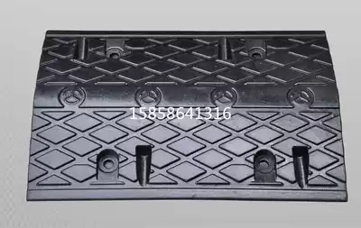 Speed bump 4cm5cm7CM high speed brake buffer belt community basement garage rubber speed brake