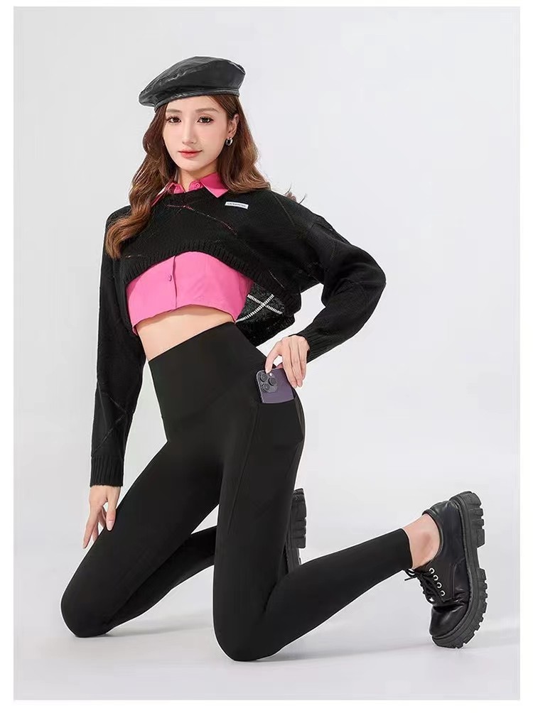 2026年8分瑜伽裤女生必备？带口袋高腰收腹提臀跑步裤新国标选购全攻略