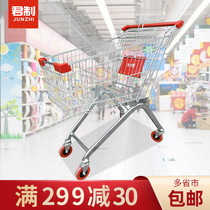 Supermarket shopping cart Shopping mall trolley Hypermarket Convenience store folding handling Purchasing trolley Warehouse truck