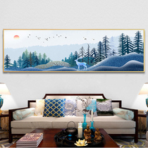 Nordic style bedroom bedside painting Living room decoration painting Hotel bed and breakfast background wall hanging painting Modern simple mural