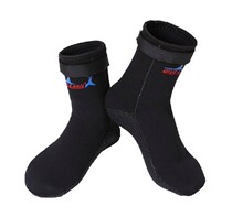 Cold-proof and abrasion-proof warm 3MM diving socks winter swimming diving equipment with magic sticker