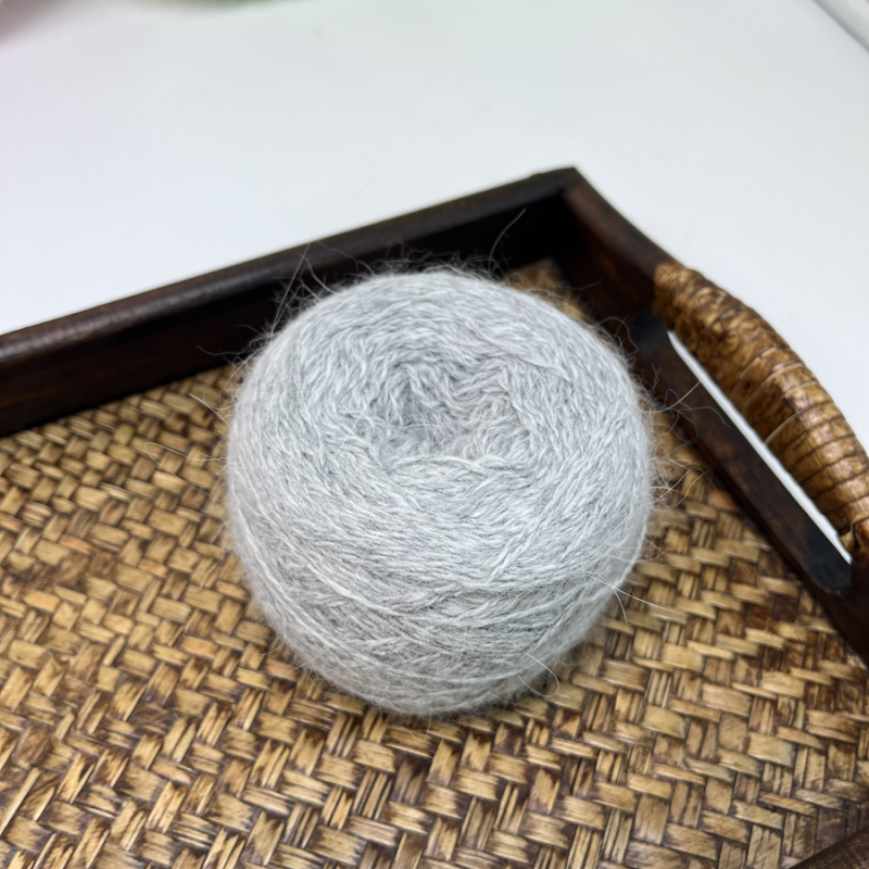 Long-Haired Rabbit Fur Mink Yarn, Stick Knitting Doll Yarn, Nine-Tailed Yarn, Large Goose Yarn, Shede Blue Wool Yarn Long-Haired Rabbit Fur Mink Yarn, Stick Knitting Doll Yarn, Nine-Tailed Yarn, Large Goose Yarn, Shede Blue Wool Yarn