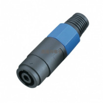 Sound four-core professional sound box plug power amplifier trumpet line sound box line Canon joint Ohm head