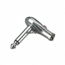 Metal 6 35 mono-channel audio plug 6 5 mic power amplifier plug Big two-core 90-degree bent angle plug