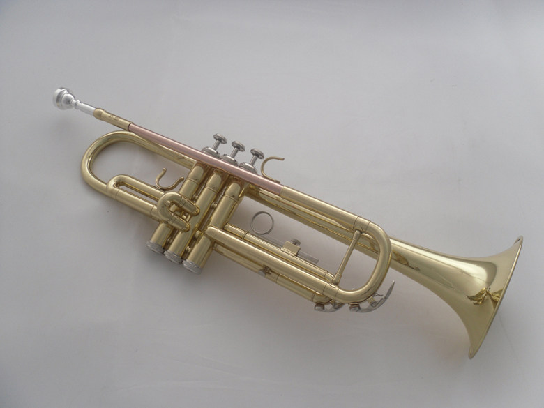 Otnos descent B-tone trionic trumpet OTH-2335D playing small number of phosphorus copper blow pipe trumpet instrument