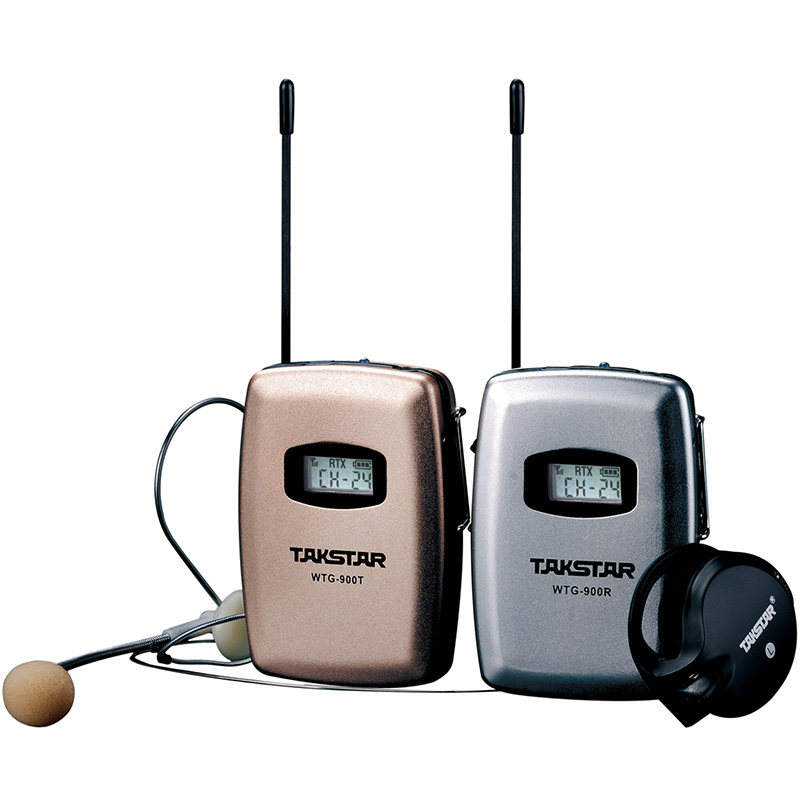 Takstar wins WTG-900 wireless guided tour explanation system Simultaneous interpretation of a pair of more than 300 meters