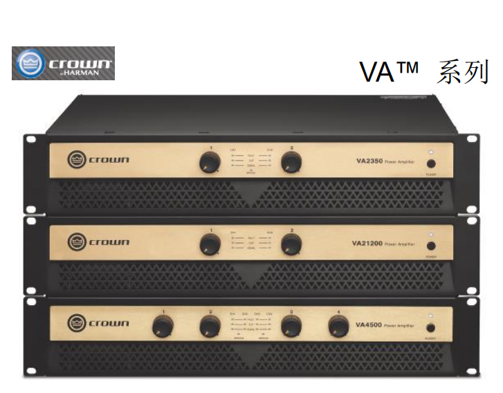 CROWN Crown VA2350 VA21200 Professional pure post power amplifier