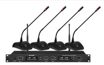HTDZ Haitian HT-866 one tow four wireless gooseneck conference microphone UHF segment fixed frequency