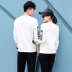 Mùa thu mới cặp đôi thể thao phù hợp với nam cổ tròn áo thun thể thao mùa xuân và mùa thu dài tay áo sơ mi nữ giản dị phần mỏng bộ thể thao nữ mùa đông adidas Thể thao sau