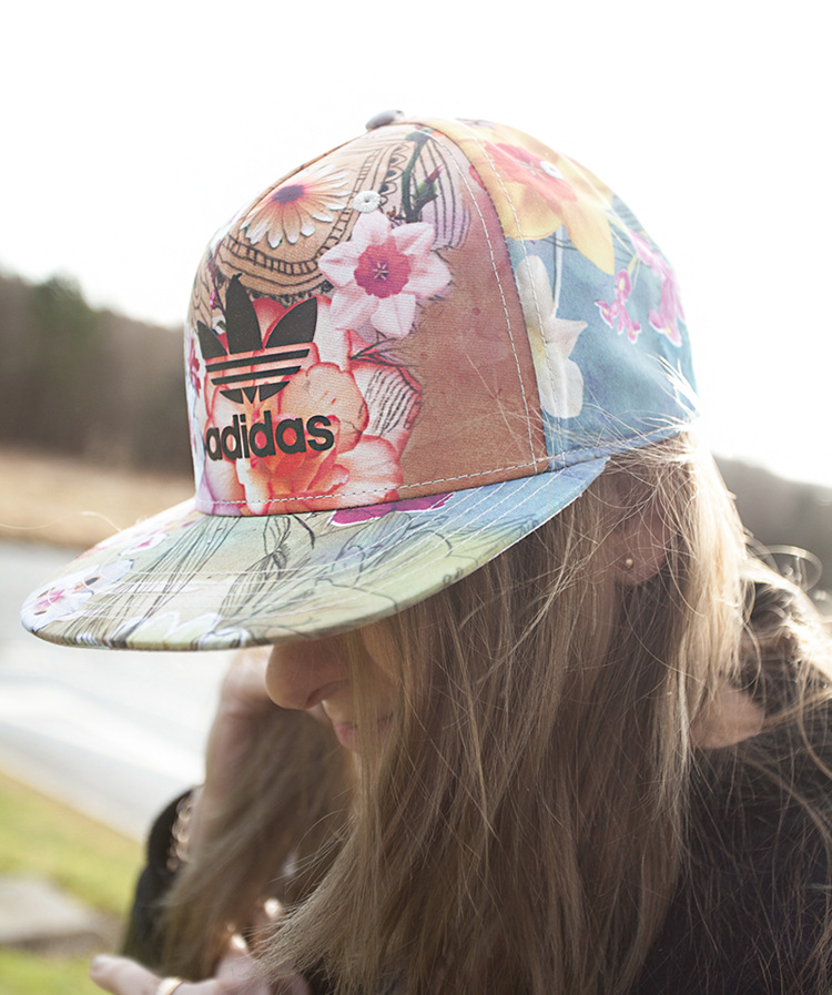 adidas flower cap