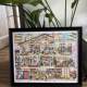 Extra large size puzzle photo frame 3000 pieces, 4000 pieces, 5000 pieces solid wood puzzle photo frame for wall hanging