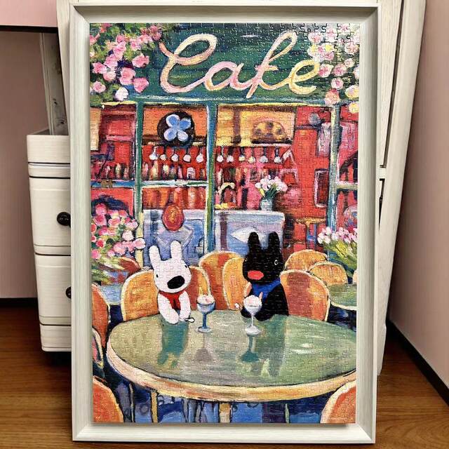 Puzzle Frame 1000 Pieces Three-Dimensional Floating Frame 300 Pieces 1500 Pieces Photo Frame Renoir Puzzle Frame