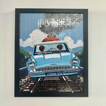 Solid Wood Puzzle Photo Frame Harry Potter Series Puzzle 100-Piece Puzzle Photo Frame 279X381Mm Special Use