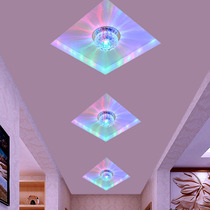 led living room Crystal spotlight downlight aisle light porch light foyer balcony porch recessed bull eye lighting fixture