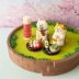 ZAKKA cửa hàng tạp hóa Nhật Bản Decole Sakura Tea Party và Wind Sanmao Cat Bunny Trang trí bàn Panda