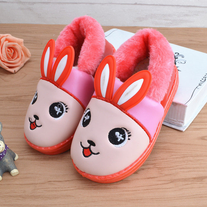 Pantoufles enfants en autre pour hiver - semelle caoutchouc antidérapant - Ref 1009795 Image 7