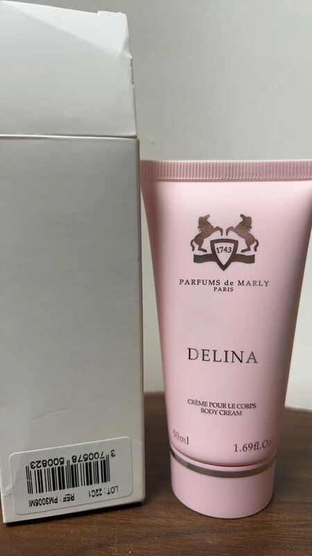 22 Batches with Free Shipping~Delena Mary's Fragrance Body Cream 50ml, Fragrant Rose Scent, Moisturizing and Delicate