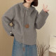 2025 Autumn and Winter New Double-sided Cashmere Coat Women's Mid-Length Hooded Loose Wool Woolen Coat