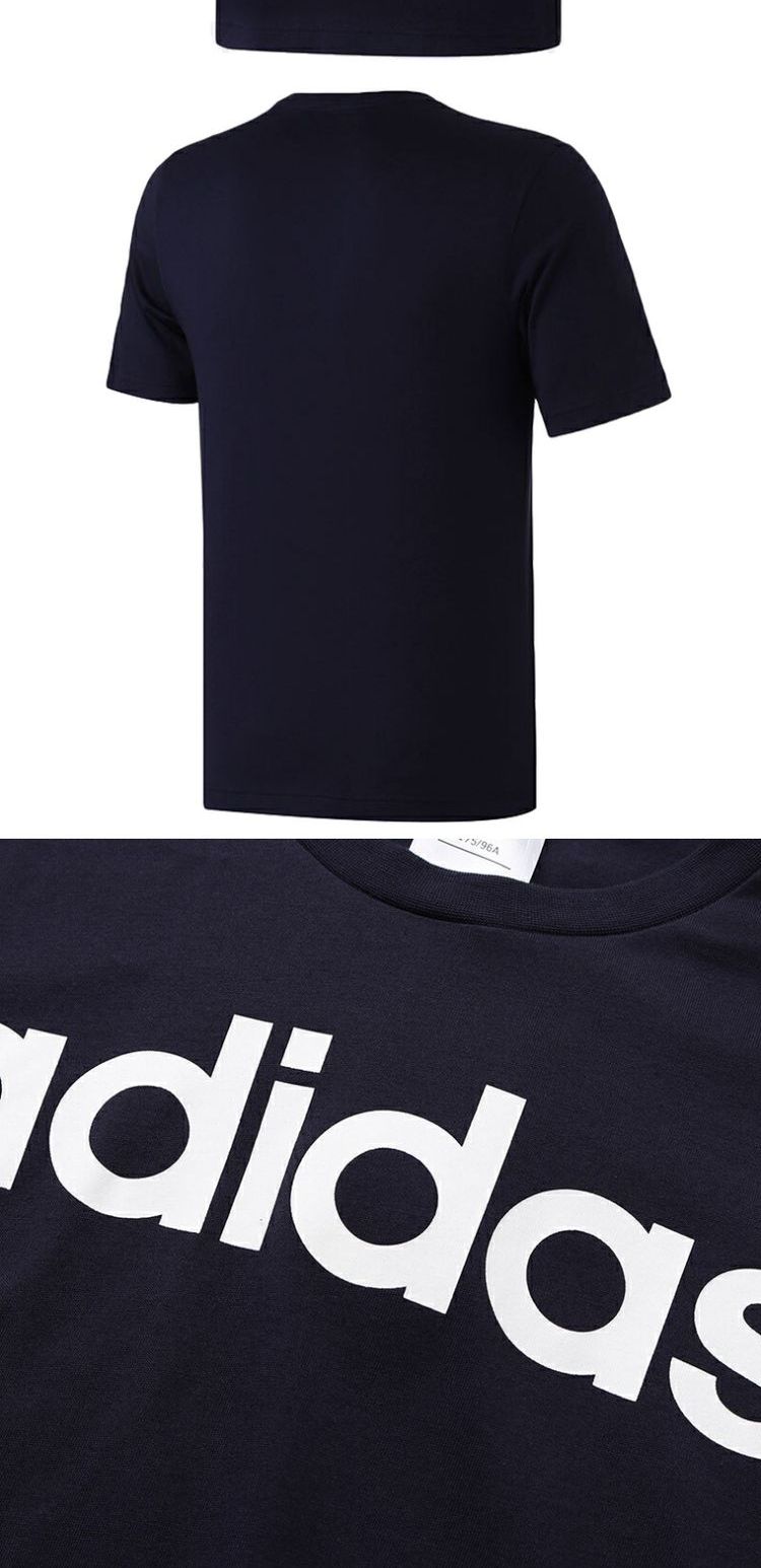 Adidas adidas 19 logo mới ngắn tay áo thun thể thao nam DU0404 DQ3056 DU0406 - Áo phông thể thao áo phông nam anta chính hãng