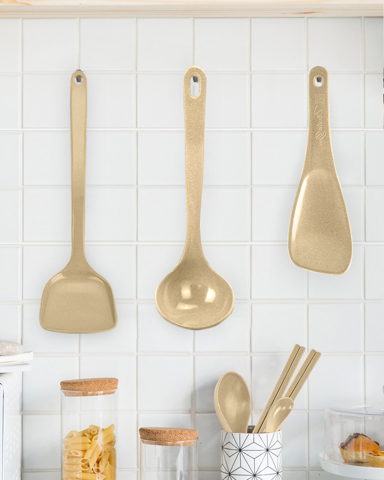 Muỗng gạo, gạo không dính, xẻng gạo, nồi cơm điện, thìa gạo, xẻng gỗ, thìa gia dụng, bộ dụng cụ nhà bếp - Phòng bếp chảo sâu lòng