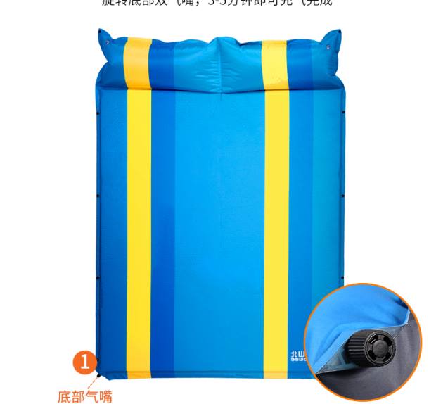 Tự động bơm đệm ngoài trời lều ngủ pad nệm di động dày lên ngoài trời lĩnh vực đôi mat mat cắm trại - Thảm chống ẩm / Mat / Gối vải trải picnic
