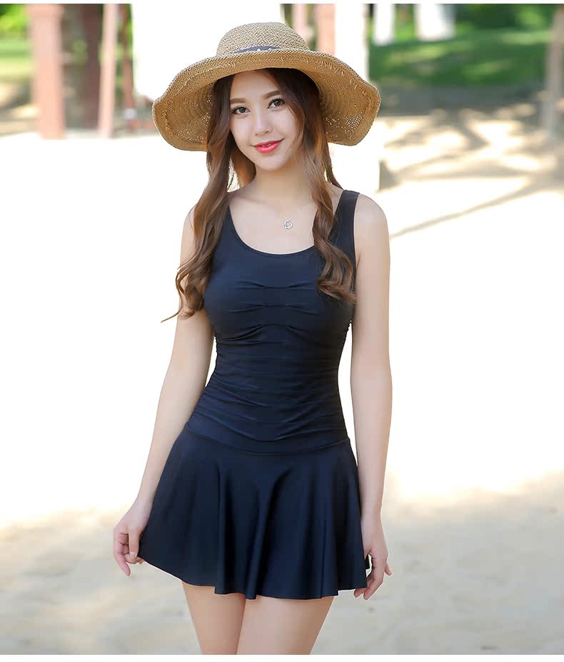 Áo tắm nữ 2019 mới đính kèm cổ tích quạt che bụng thon gọn gợi cảm bảo thủ Hàn Quốc áo tắm cỡ lớn áo tắm - Bộ đồ bơi One Piece 	áo tắm liền thân cao cấp