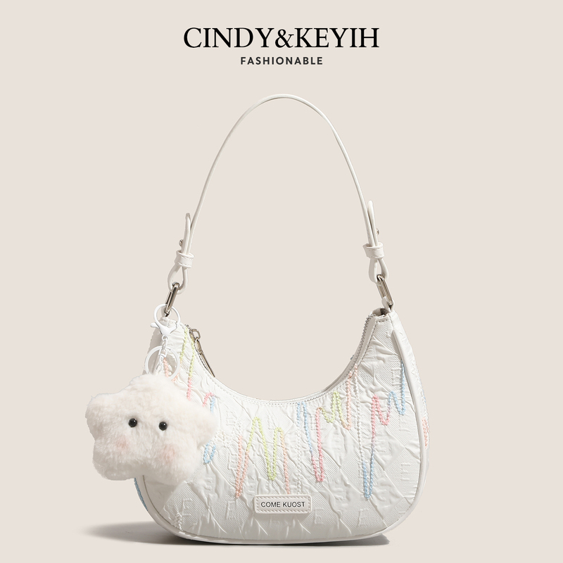 Cindy Keyih Original Niche Crescent Bag for Women 2026 New High-End Commuter Underarm Shoulder Crossbody Bag Cindy Keyih Original Niche Crescent Bag for Women 2026 New High-End Commuter Underarm Shoulder Crossbody Bag