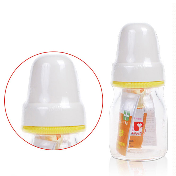 贝亲婴儿果汁瓶50ml 标准口径玻璃果汁奶瓶 宝宝喝果汁专用 DA71