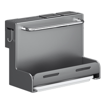 Wall-mounted perforated kitchenette Multi-functional shelve knife Chopstick Integrated Containing Frame Knife Holder chopstick cage frame