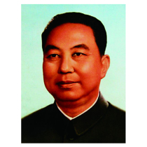 Oil on canvas Portrait of Hua Guofeng Living room Great man Frameless office decoration painting Mao Zedong portrait Wall painting Poster thickening