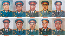 Canvas top ten portraits living room lobby study office mao ze dong xiang wall painting frameless poster thickening