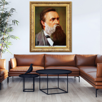 Engels portrait with frame Engels Old Hall decoration painting foreign celebrity leaders foreign framed wall painting
