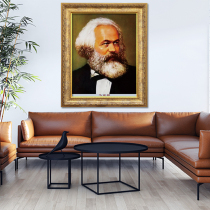 Marx portrait with frame Marx Old Hall decoration painting foreign celebrity leaders foreign frame modern