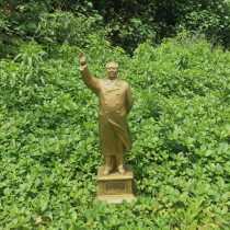 Chairman Mao bronze statue 42cm pure copper wave like full body like Mao Zedong sculpture home feng shui ornaments decoration