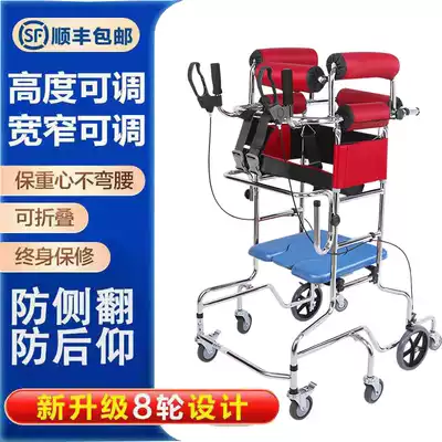 Adult walker rehabilitation standing frame Elderly stroke hemiplegia walker Walking walking multi-function training equipment