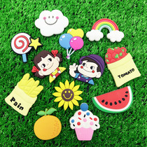 Personality Cartoon creative soft glue refrigerator stickers tile early education stickers magnet stickers magnet stickers 3d three-dimensional painting