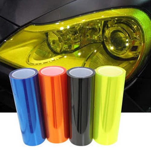 Car headlight color change film Translucent film Colorful color change film Taillight fog lamp film Frosted flash point lamp film