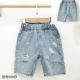 Quần short denim bé trai 2019 hè trẻ em Phiên bản Hàn Quốc của quần denim trẻ em nước ngoài mùa hè quần năm quần bé - Quần jean