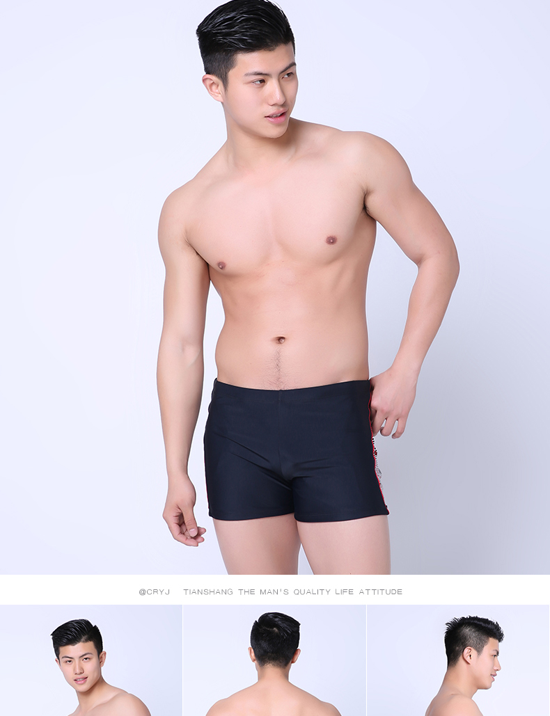 Đồ bơi nam Boxer Hot Springs Beach Xu hướng thời trang Thể thao gợi cảm Chàng trai trưởng thành Cộng với kích thước Đồ bơi quần áo bơi nam