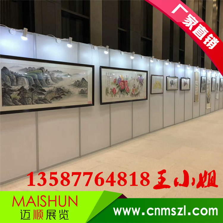 Rental and sale of calligraphy and painting display panelsPhotography and painting exhibition display standPromotional poster eight prism screen billboard display stand