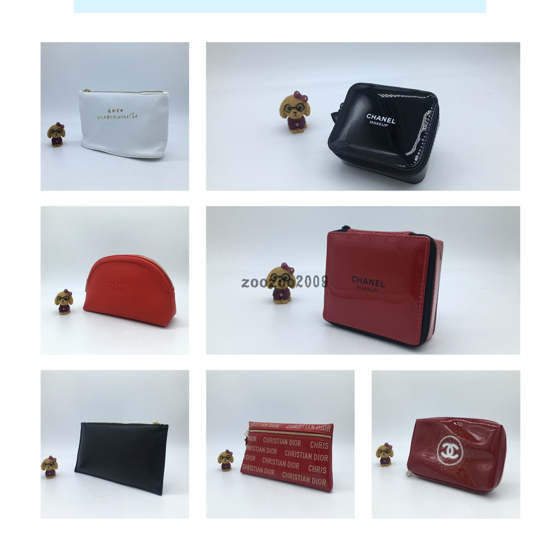 Chanel Counter Gift Shell Bag Pu Cosmetic Bag Envelope Bag Clutch Bag Makeup Bag Drawstring Bag