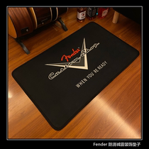 Fender Fanta electric guitar mat rock carpet guitar perimeter piano studio recording studio rehearsal room shock absorption