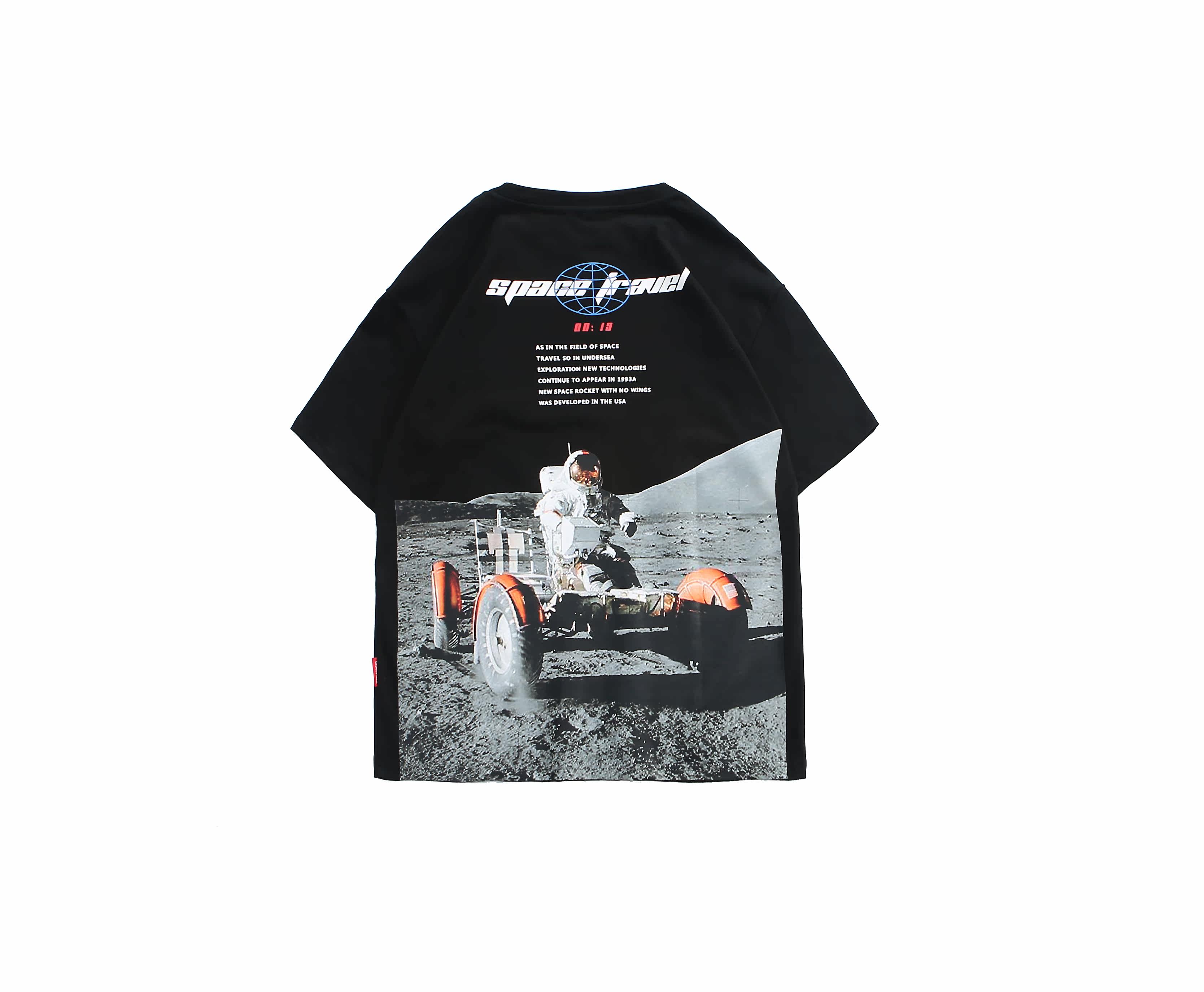 Astronaut Print T-Shirt Image 3